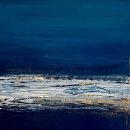 Painting, Au fil de l'eau, Brigitte Dravet