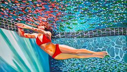 Peinture, Swimmer, Alexandra Djokic