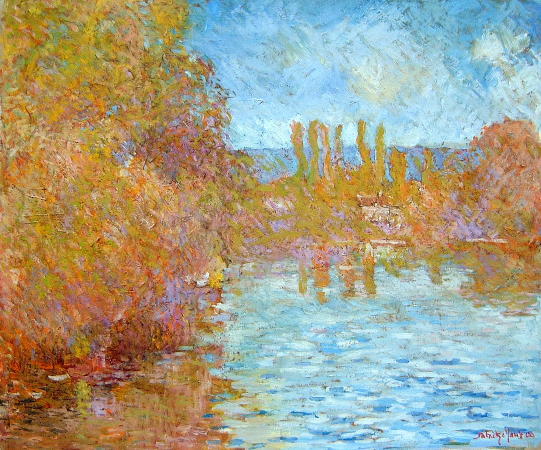 Patrick Marie, Automne sur la Seine N°2 Patrick Marie, Automne sur la Seine N°2