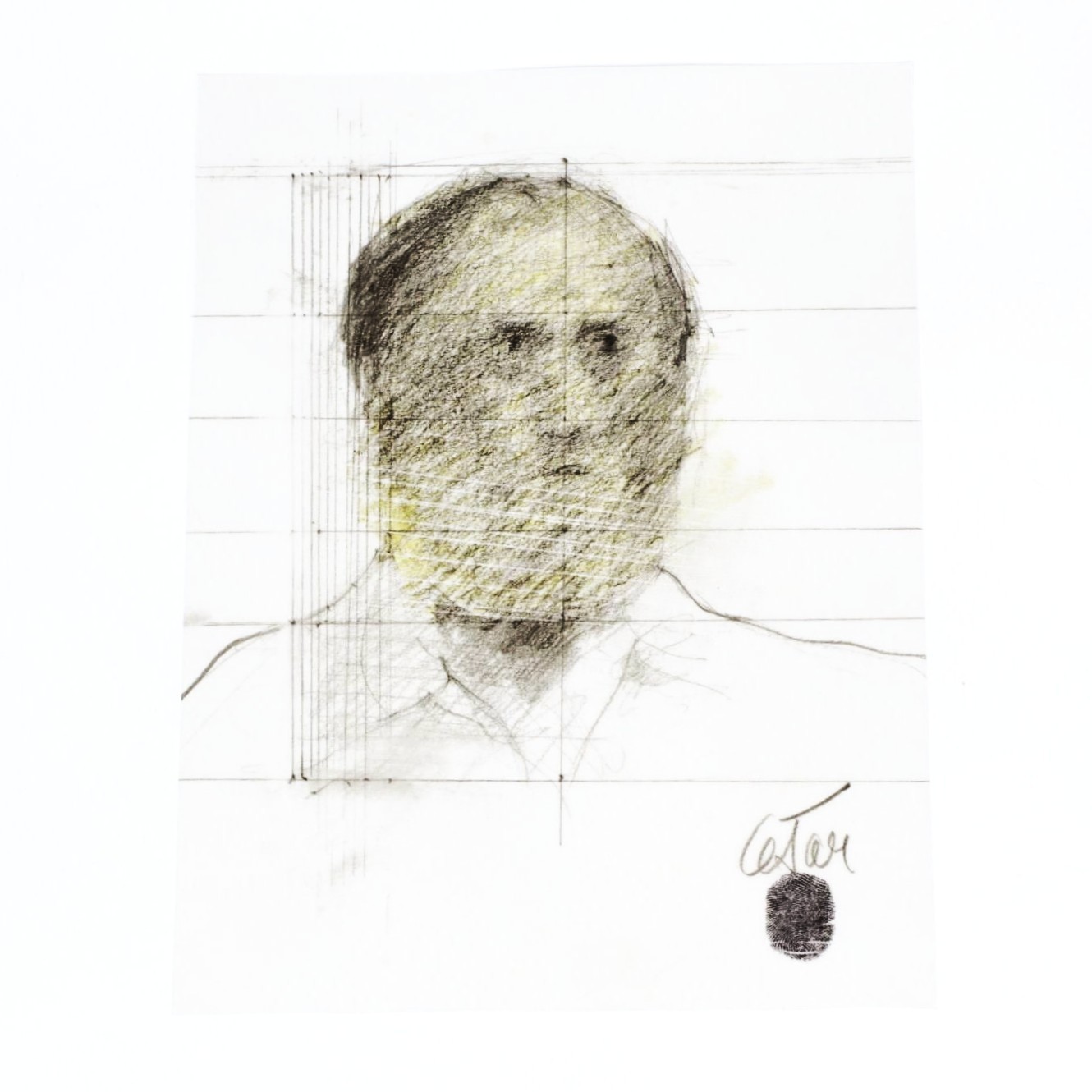 César Baldaccini, Autoportrait César Baldaccini, Autoportrait