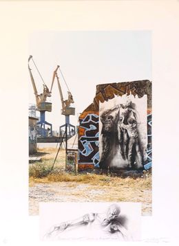 Drucke, Parcours Genet, docks de Brest, Ernest Pignon-Ernest