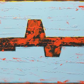 Painting, Orange Breakers Blue, Ronald Hunter
