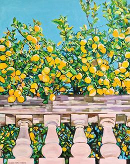 Gemälde, Garden With Lemon Trees, Alexandra Djokic