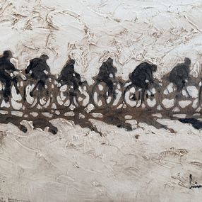 Peinture, Cyclistes, Olivier Suire Verley