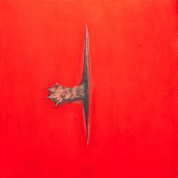 Peinture, Feline Spatial Concept: A Tribute to Fontana, Victo