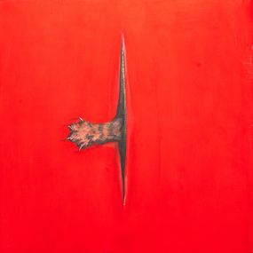 Peinture, Feline Spatial Concept: A Tribute to Fontana, Victo