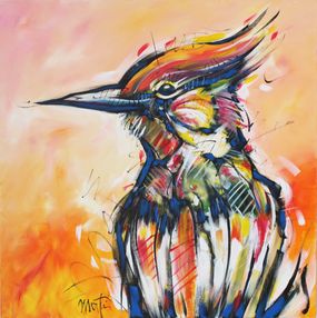 Painting, The bird, Martin