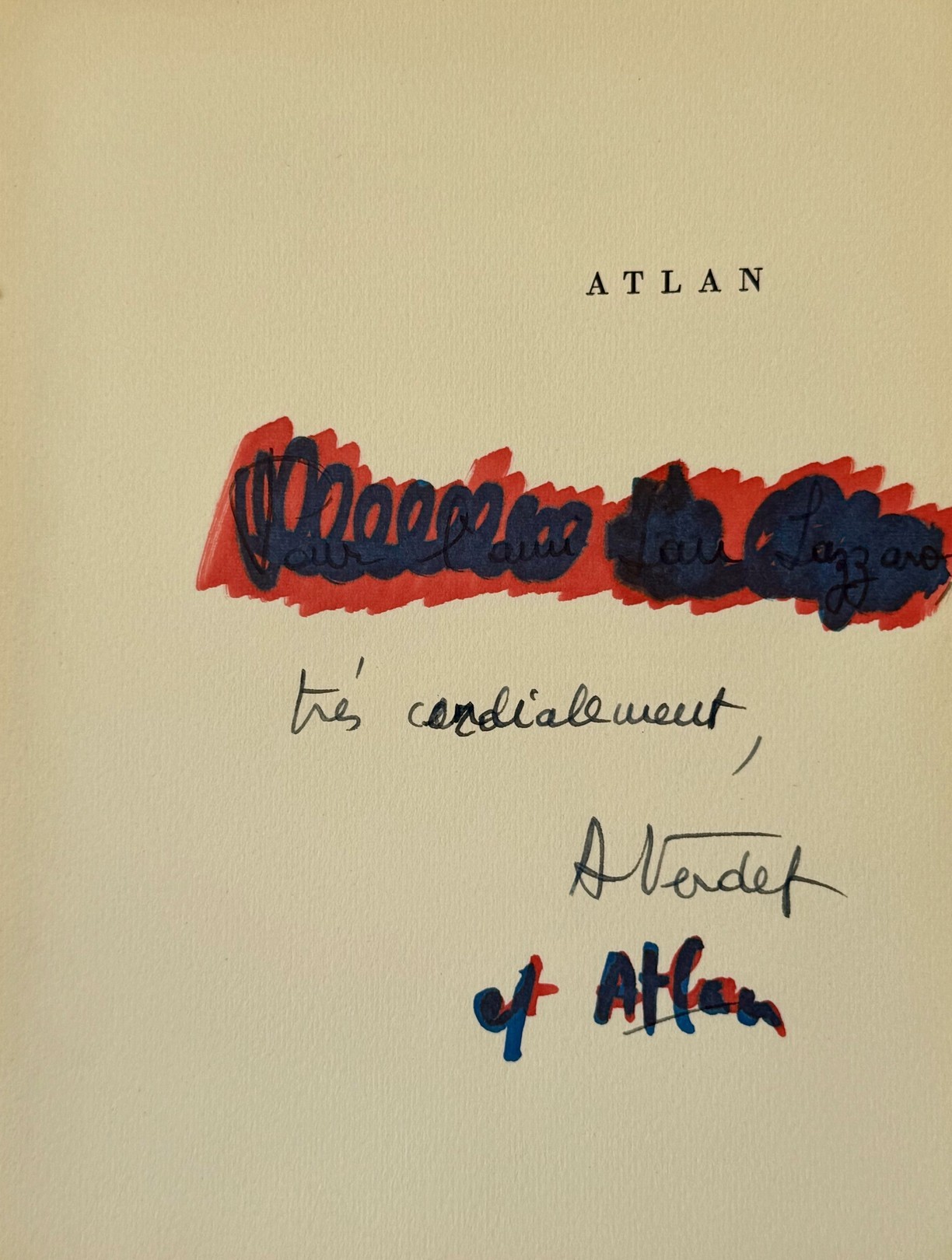 Jean-Michel Atlan, Sans titre Jean-Michel Atlan, Sans titre