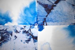 Fine Art Drawings, Blue Chess, Sumit Mehndiratta
