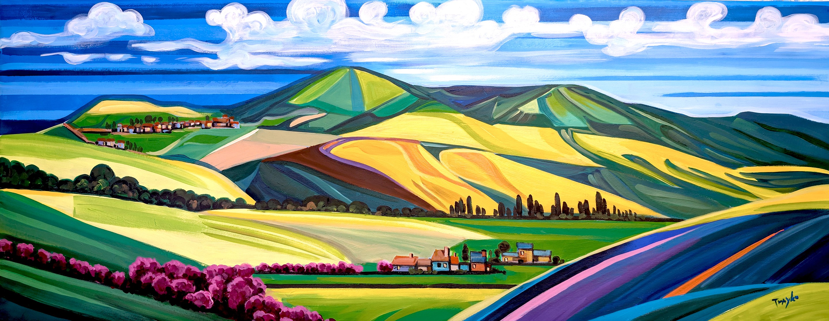 Trayko Popov, Golden fields and mountains Trayko Popov, Golden fields and mountains