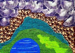 Gemälde, Cúpulas en la noche, Esther Ramos