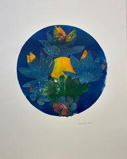 Édition, Jardin secret 2, monotype, Véronique Duflot
