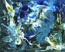 Painting, Eclats d'écume 125, Joëlle Kem Lika