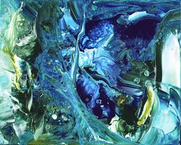 Painting, Eclats d'écume 127, Joëlle Kem Lika