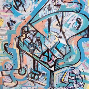 Painting, Piano roto - DV44, David Vaamonde