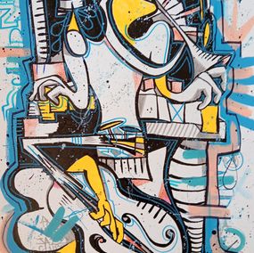 Painting, Improvisation - DV50, David Vaamonde