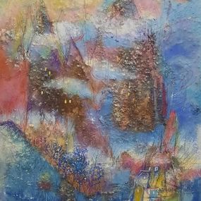 Painting, Paysage imaginaire 8, Florence Malcombe