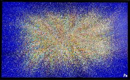 Painting, Blue Cosmos, Ito Dubois