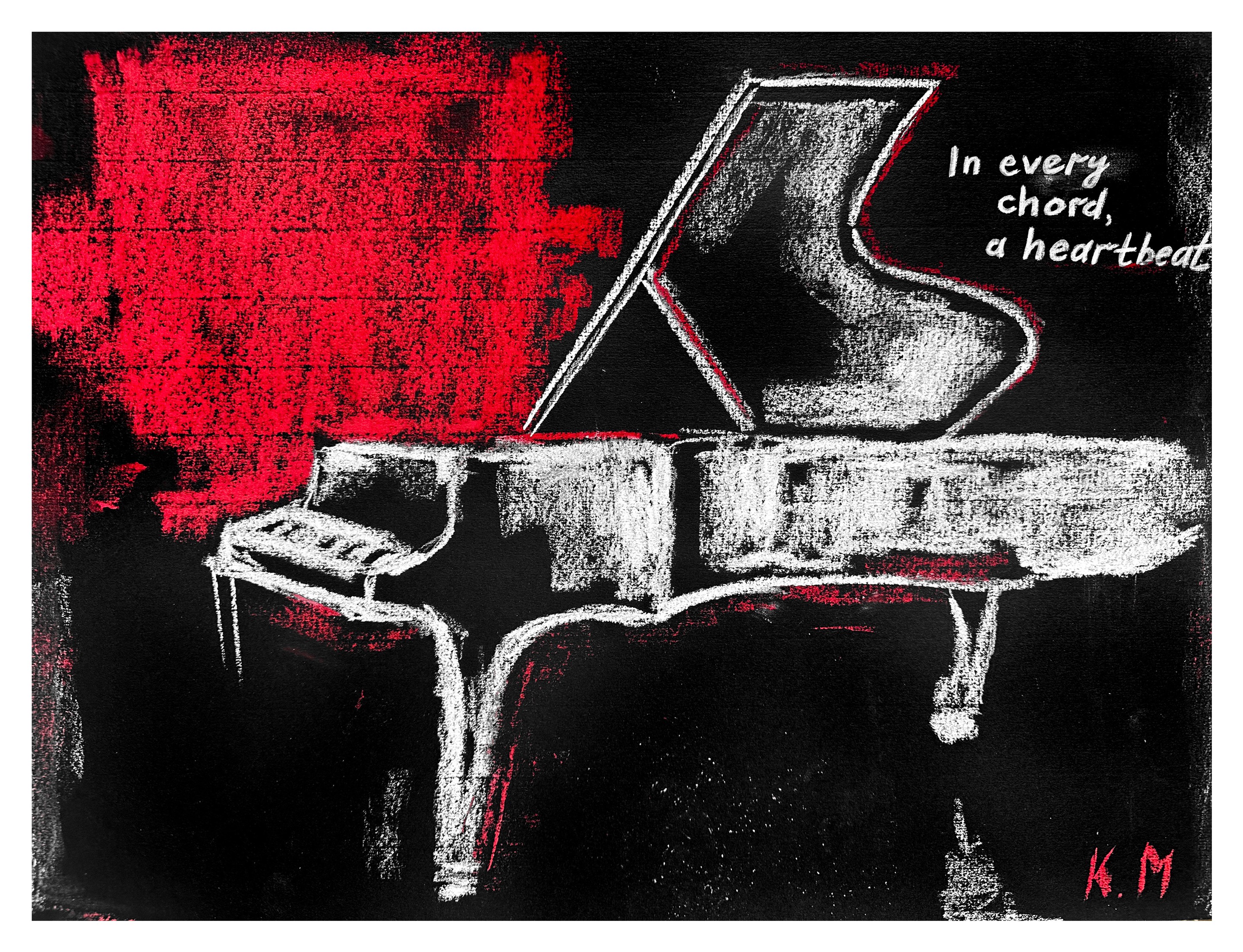 Kristina Mallen, In every chord, a heartbeat (Giclée Print) Kristina Mallen, In every chord, a heartbeat (Giclée Print)