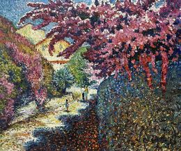 Gemälde, Aroma of bougainvillea, Andrii Chebotaru