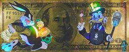 Painting, Money talks bullshit walks., Diederik Van Apple