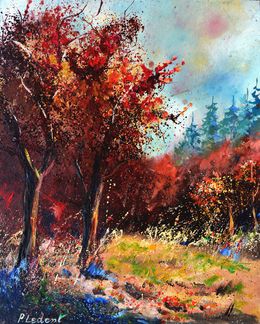 Peinture, Magical autumn, Pol Ledent