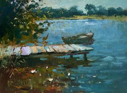 Gemälde, Good fishing holiday, Suprunchuk Yuriy