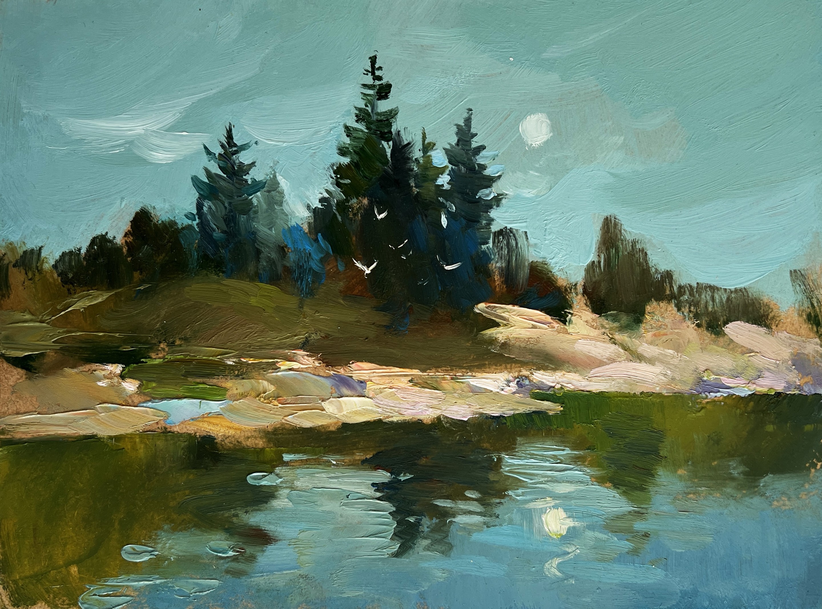 Suprunchuk Yuriy, Forest in the reflection of the river Suprunchuk Yuriy, Forest in the reflection of the river