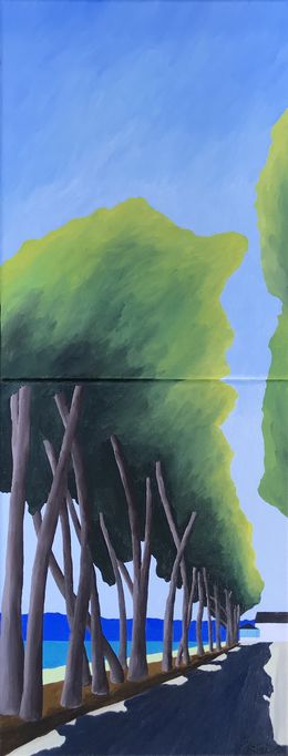 Peinture, Avenue du Cap Coz, Frédéric Cadiou