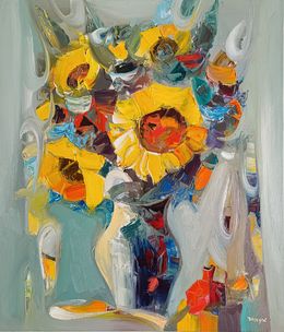 Peinture, Rhythm of Sunflowers, Hayk Miqayelyan