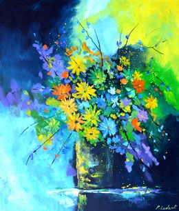 Painting, colourful  Still life  6725, Pol Ledent
