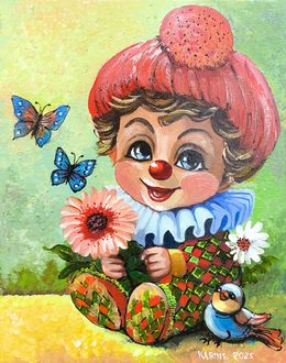 Gemälde, The Little Clown, Karine Harutyunyan