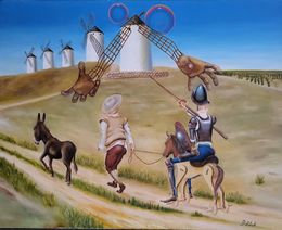 Peinture, Cunning Hidalgo Don Quixote of La Mancha, Valerii