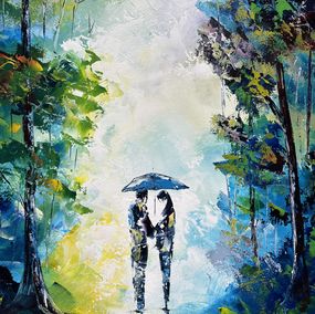 Gemälde, Après la pluie, Jean-Pierre Douchez