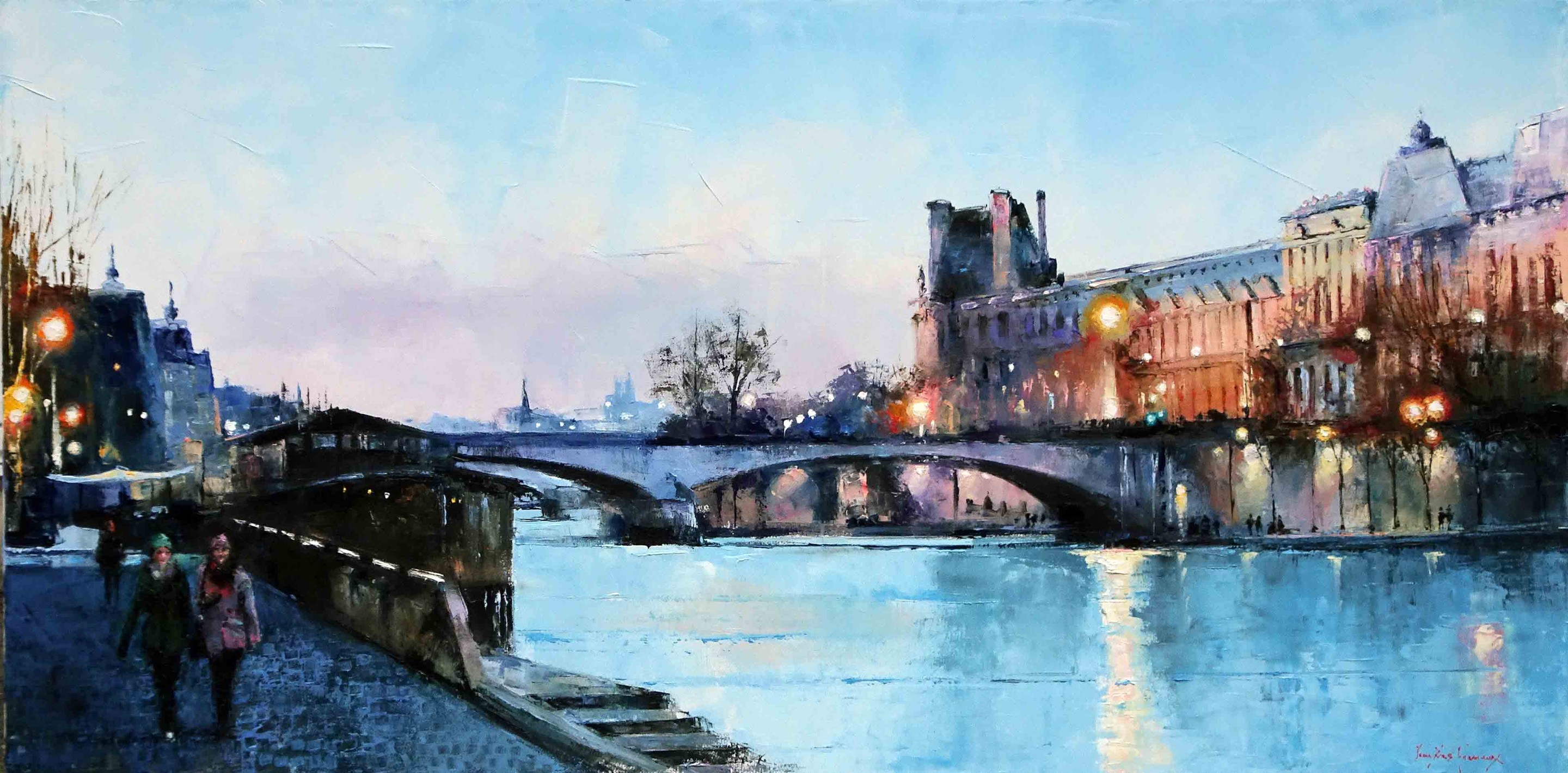Jean-Yves Fremaux, Nitescence du Louvre dans la Seine Jean-Yves Fremaux, Nitescence du Louvre dans la Seine