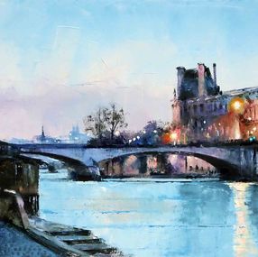 Gemälde, Nitescence du Louvre dans la Seine, Jean-Yves Fremaux