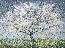 Painting, Flowering tree, Iryna Kastsova