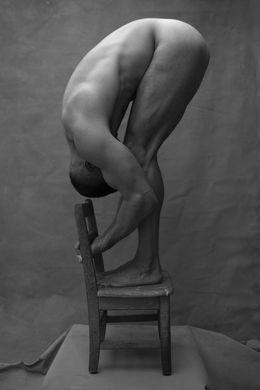 Photography, Hombre and Silla. From The Nostalgic Series, Ricky Cohete