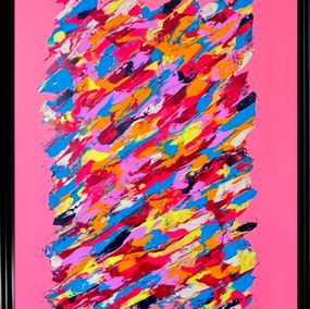 Peinture, See life pink, Sadhana Sorin-Dejust