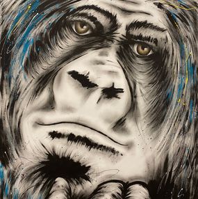 Gemälde, Gorilla Big Emotion, Hani Badawi Leo