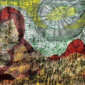 Painting, Tinieblas especulares, Esther Ramos