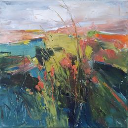 Painting, Joyeuse prairie, Milcheva Emilia
