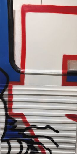 Painting, Les Bleus de St Laz Fenx, Fenx