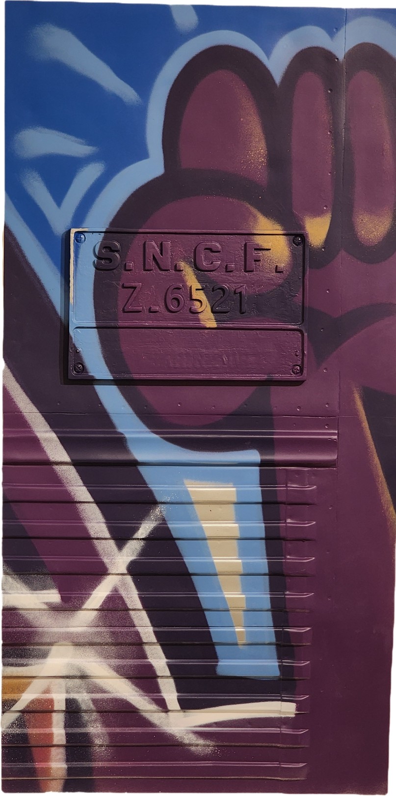 Vincent Abadie Hafez a.k.a Zepha, Les Bleus de St Laz Z6521 le poing levé Vincent Abadie Hafez a.k.a Zepha, Les Bleus de St Laz Z6521 le poing levé