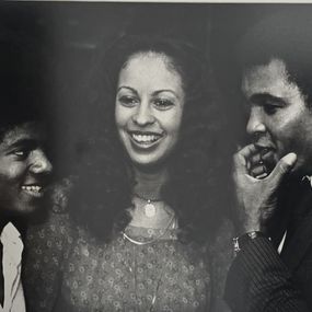 Photographie, Michael Jackson and Muhammad Ali and wife, Veronica Parker Ali, Ron Galella