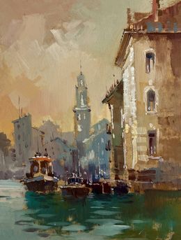Gemälde, Venice sunset, Suprunchuk Yuriy