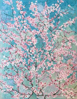 Painting, Blossom cherie, Agnès Jennepin