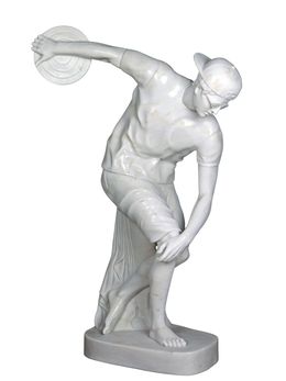 Sculpture, Hipster Discobolus Monumental, Léo Caillard