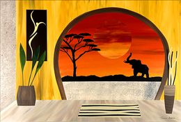 Painting, Africa 118119, Tamara Bellarte