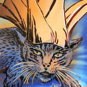 Gemälde, King Cat 1, YoCat